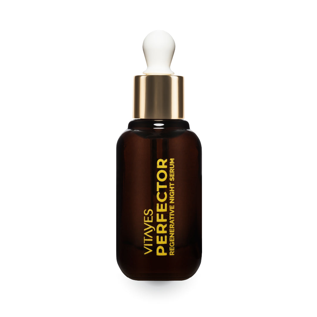 DAY+ Intensives Nacht Serum – 30 Ml, 100 % Natürliche Inhaltsstoffe, Regeneriert & Polstert Haut über Nacht