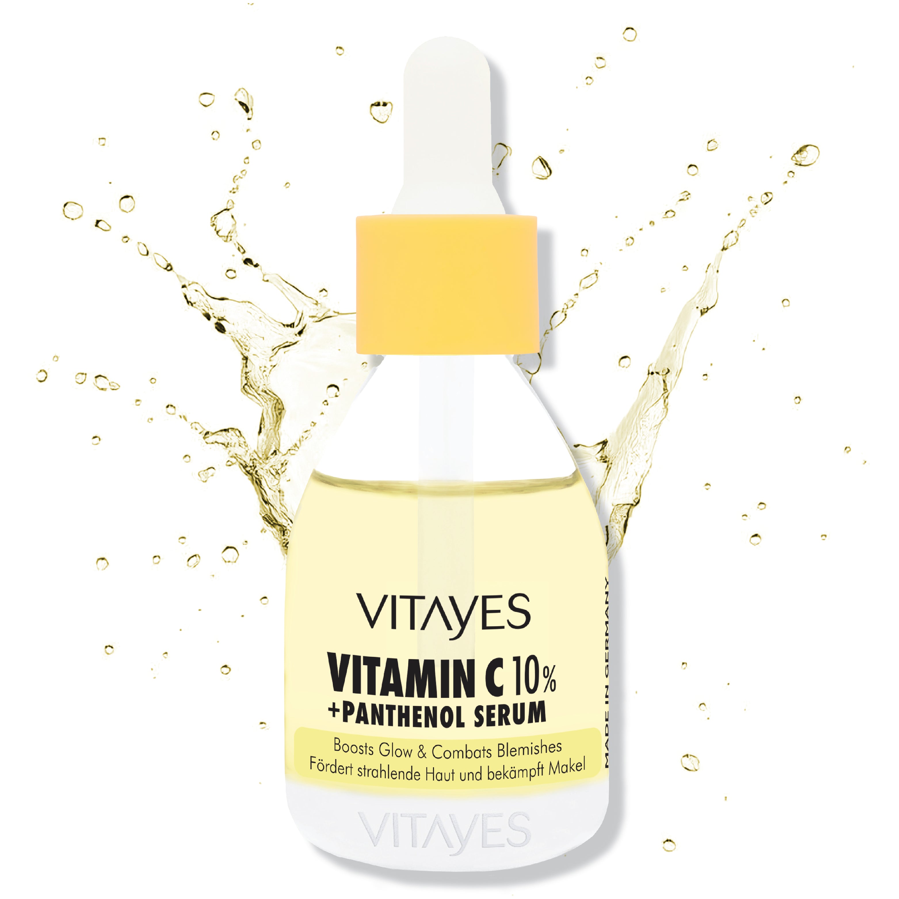2x Vitamin C Serum Gesicht – Vegan, Anti-Aging, Aufhellend Gegen Pickel & Dunkle Flecken, 30 Ml