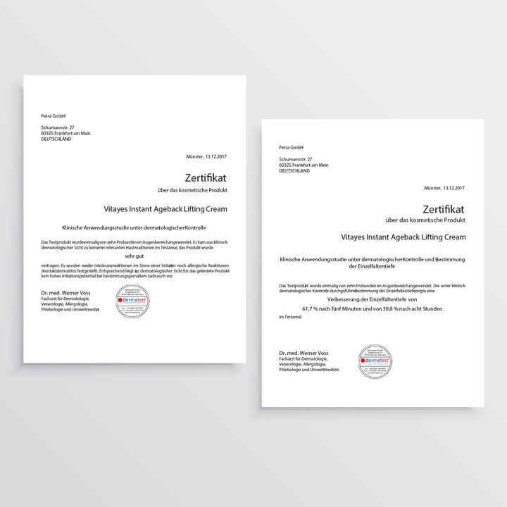 Vitayes Instant Ageback Göz Altı Torbası