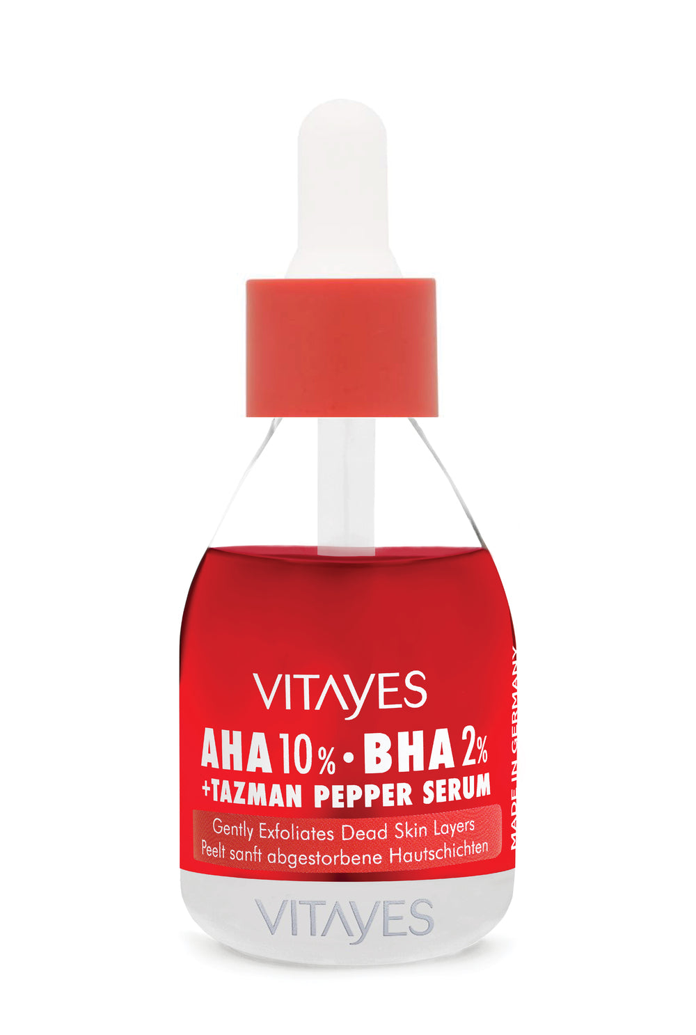 VITAYES b!right AHA 10% + BHA 2% Tazman Pepper Peeling-Serum
