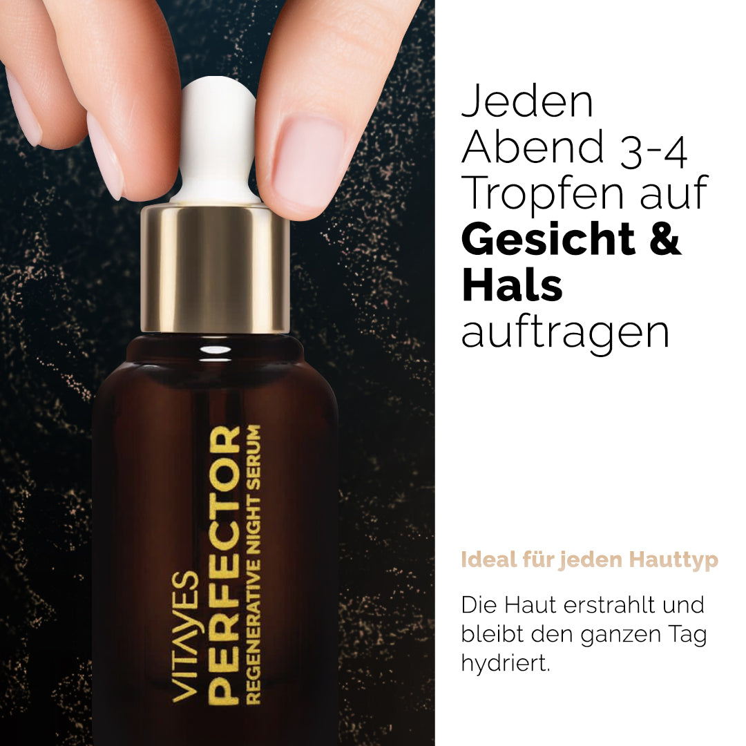 DAY+ Intensives Regenerierendes Nacht-Serum – 30 Ml, Mit 100% Natürlichen Inhaltsstoffen Für Straffe & Genährte Haut